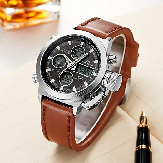 0031M | Quartz Men Watch | Leather Band