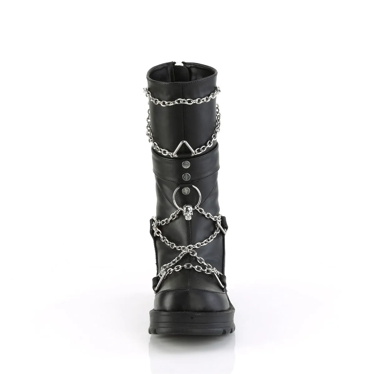 2 Inch Heel BRATTY-120 Black Pu