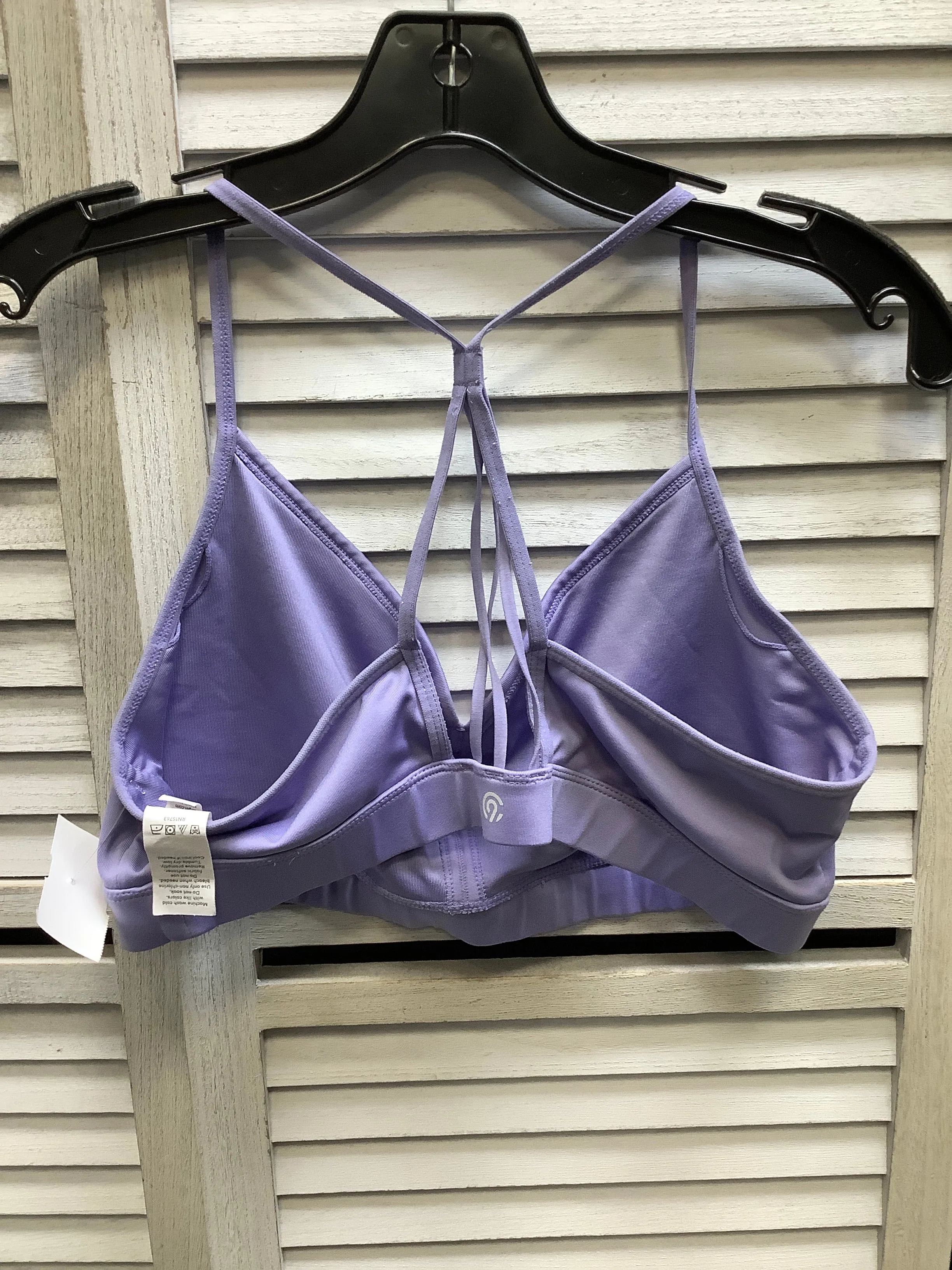 Athletic Bra By Champion In Purple, Size: Xl