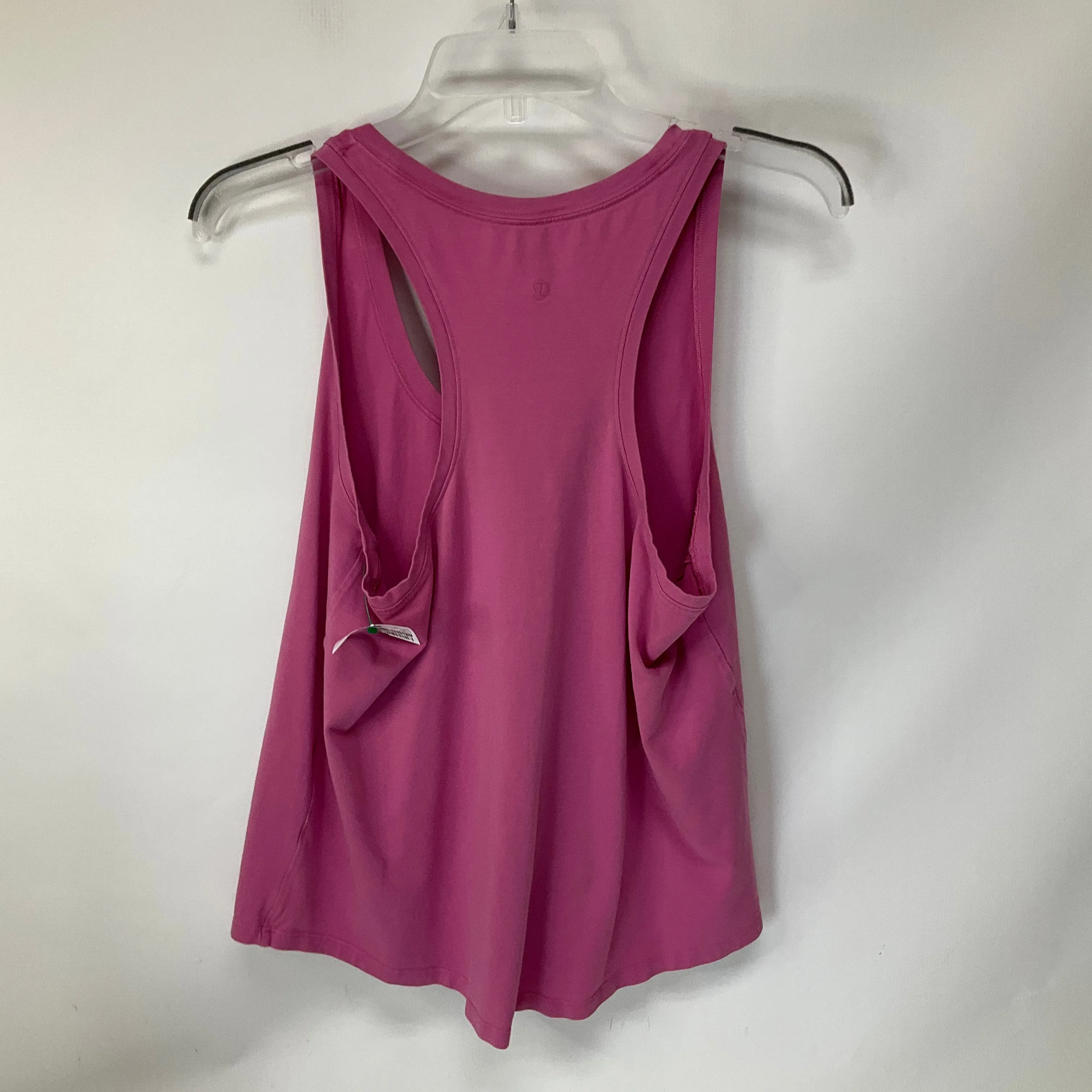 Athletic Tank Top By Lululemon In Pink, Size: 10