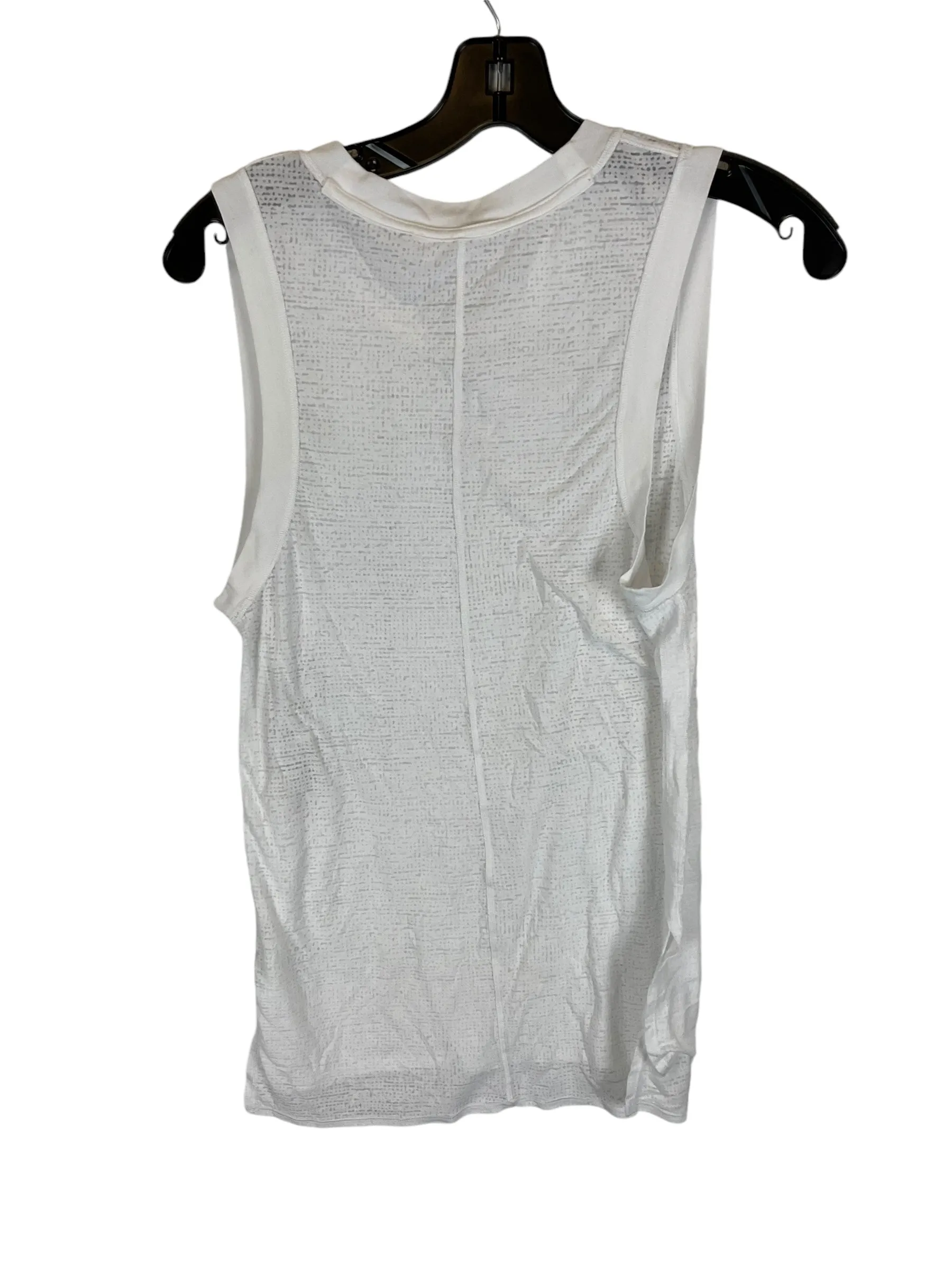 Athletic Tank Top By Lululemon In White, Size: M