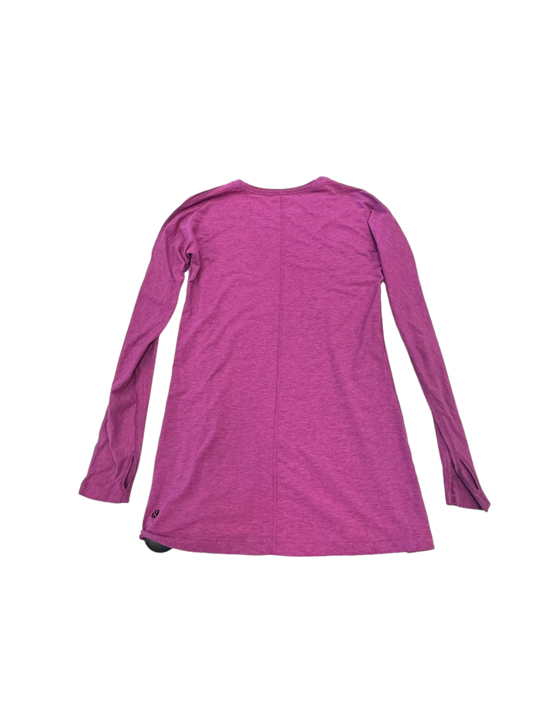 Athletic Top Long Sleeve Collar By Lululemon  Size: M