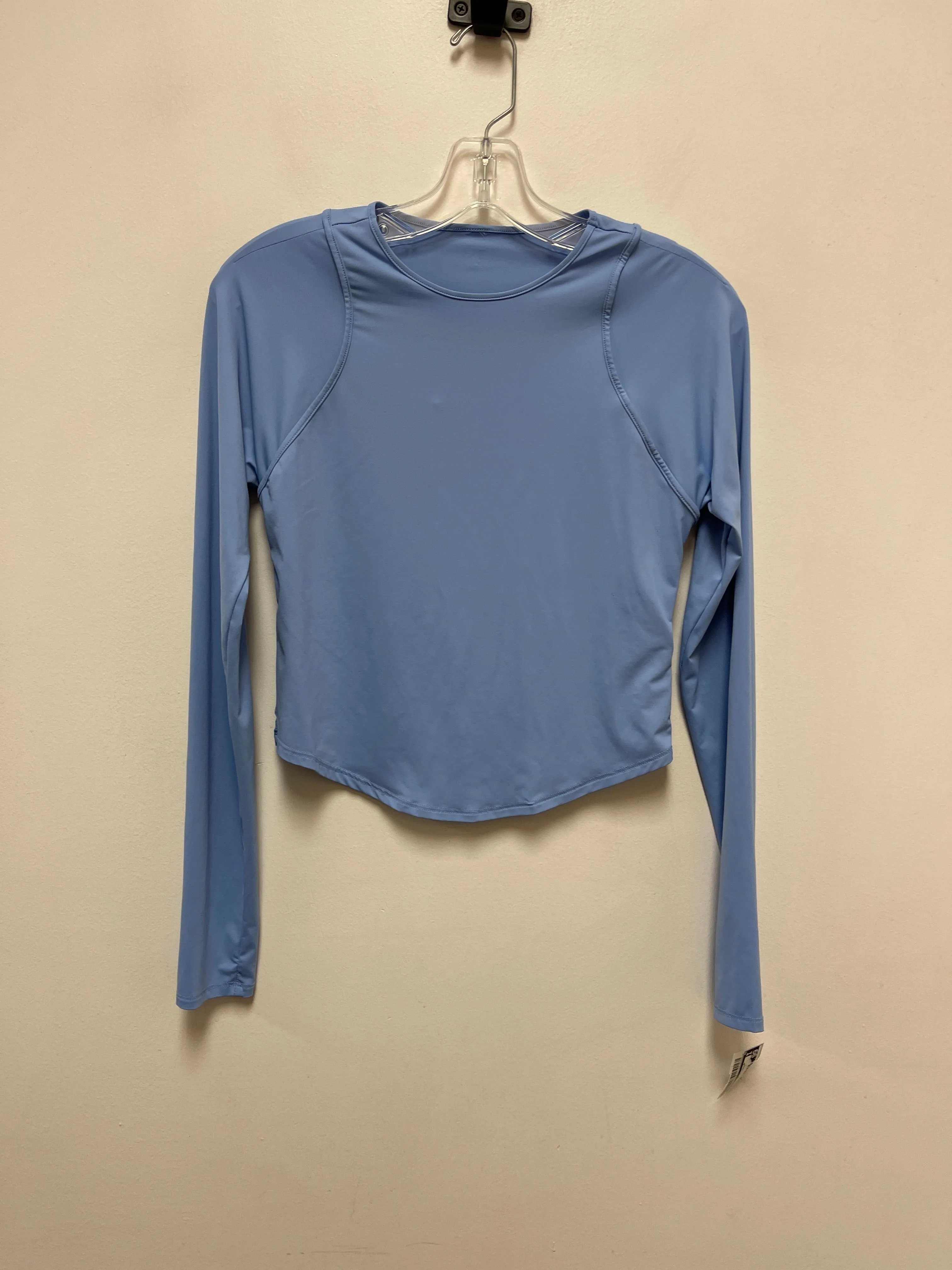 Athletic Top Long Sleeve Collar By Old Navy In Blue, Size: S