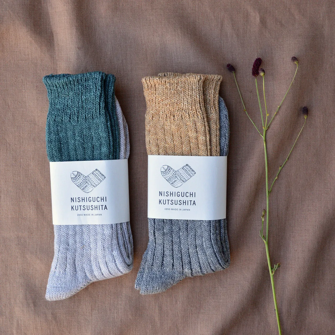 Boston Slab Socks -  Wool/Cotton (Adults)