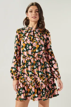 Buenos Aires Balloon Sleeve Blouson Dress