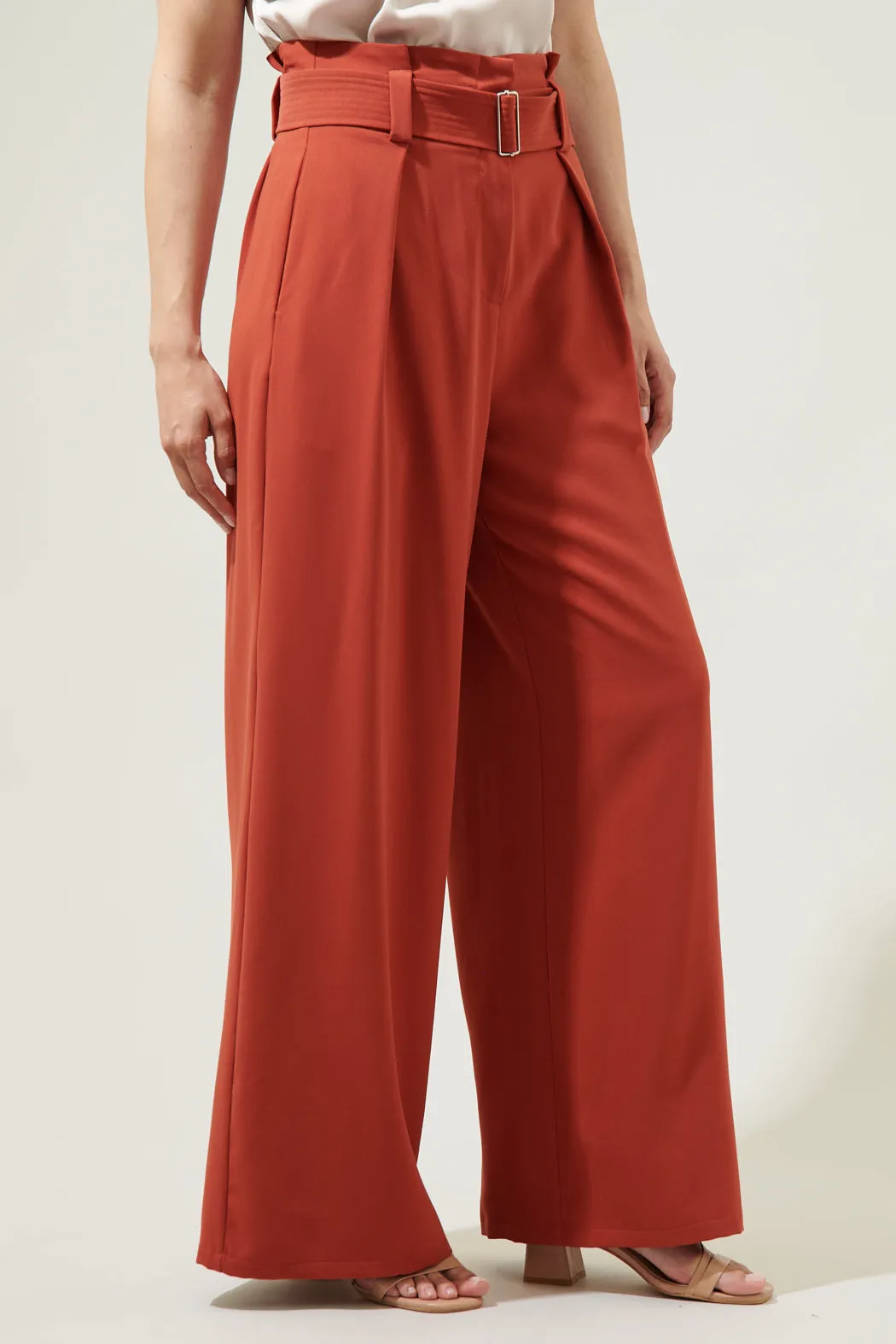 Camila Cole Wide Leg Belted Pants