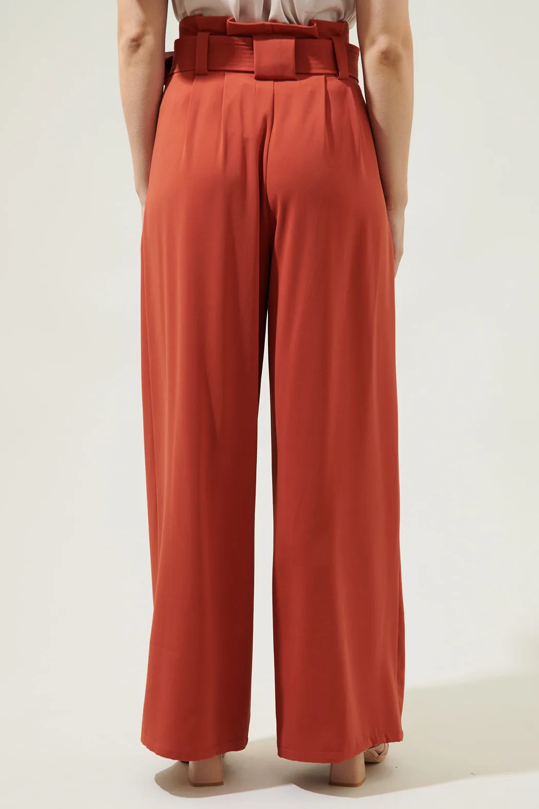 Camila Cole Wide Leg Belted Pants