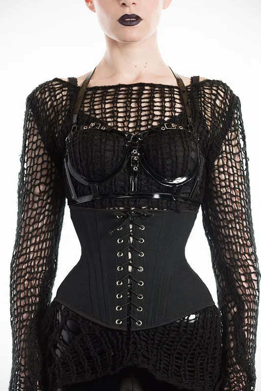 Canvas Waspie Underbust Corset