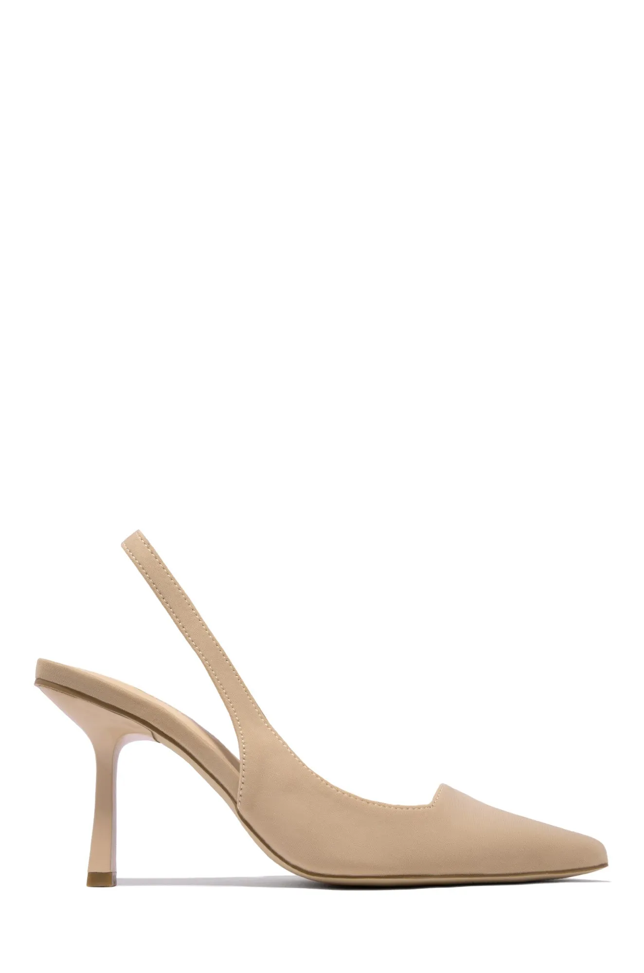 Caria Slingback Pumps - Nude