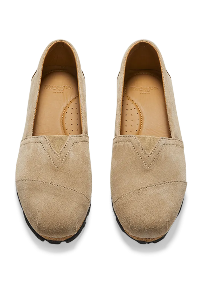 Chukka Taupe Suede Espadrilles