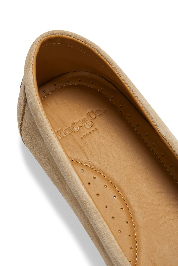 Chukka Taupe Suede Espadrilles