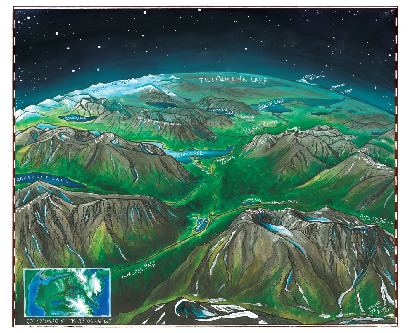 Cooper Landing Map