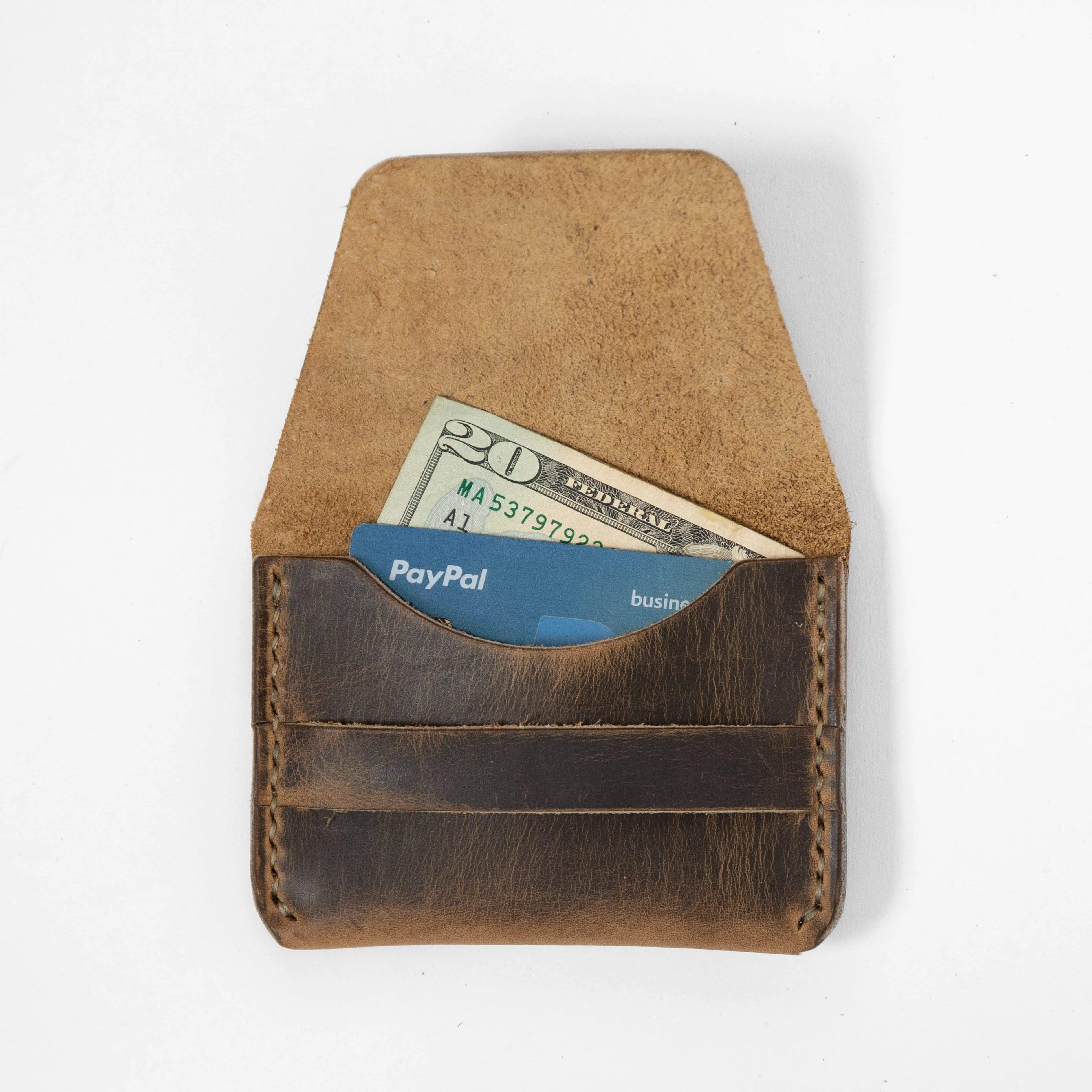 Crazy Horse Flap Wallet