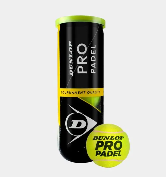 Dunlop PRO Padel 3 Ball Can