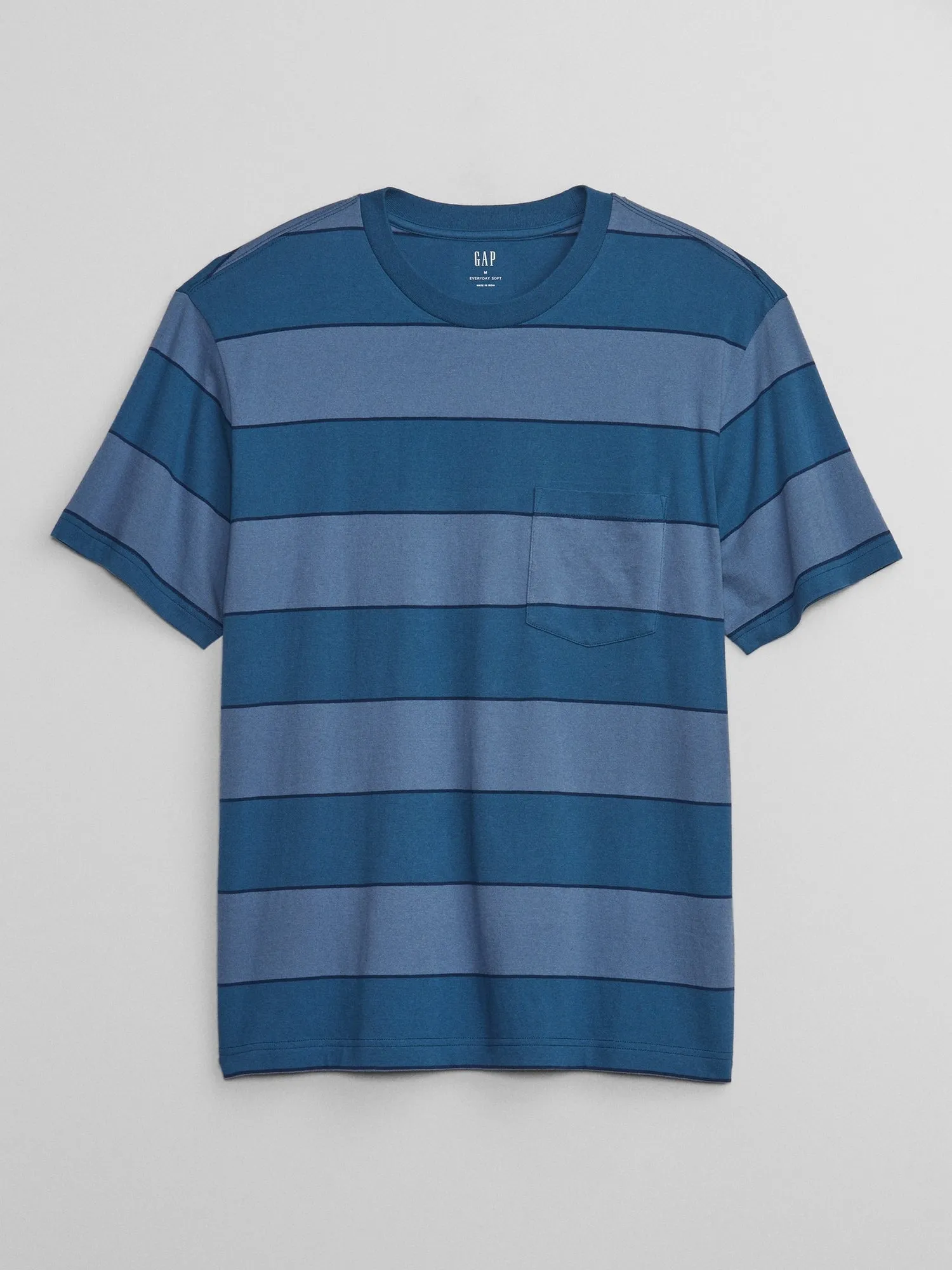 Everyday Soft Stripe Pocket T-Shirt