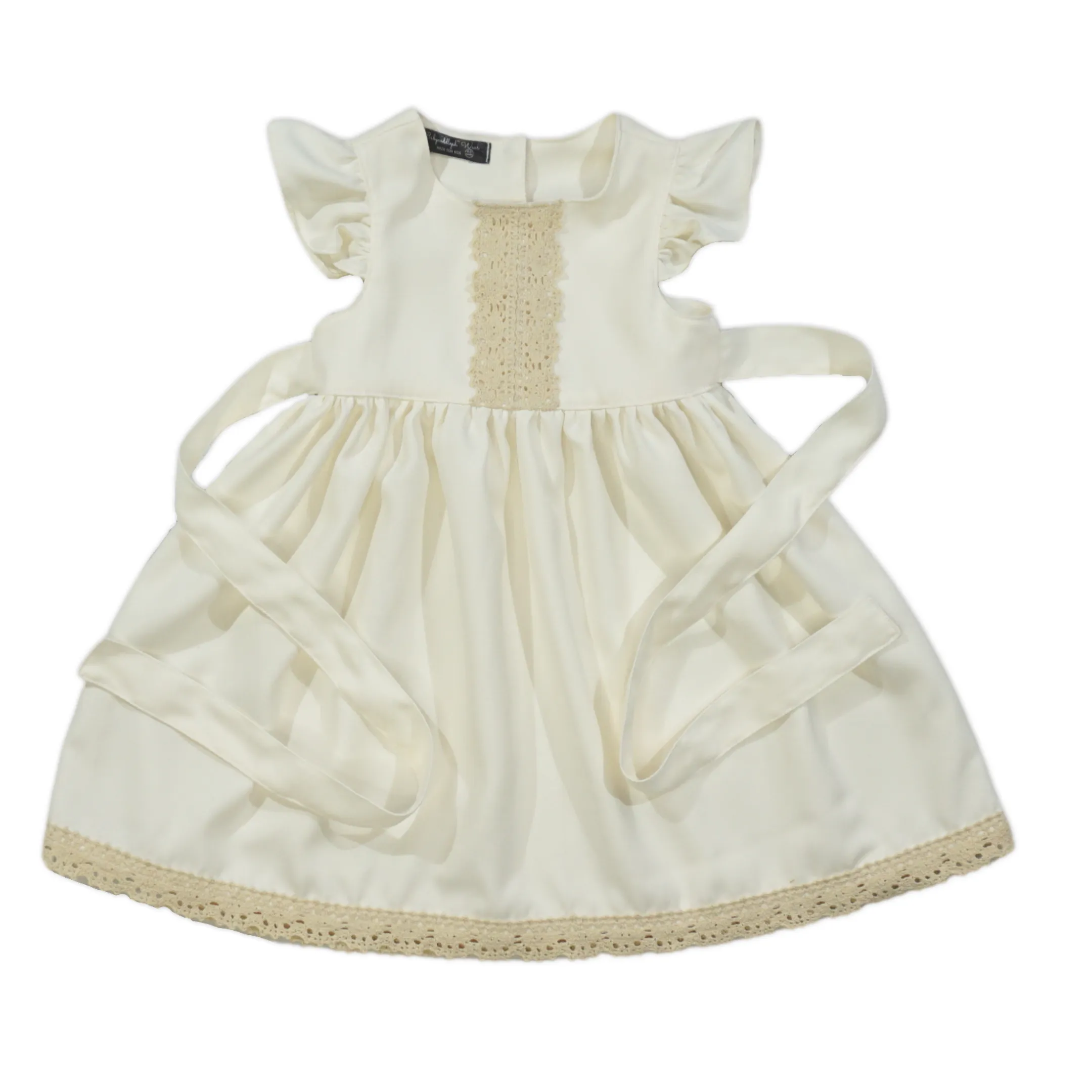 Five(5) Pieces Baptism Puff Shoulder Dress