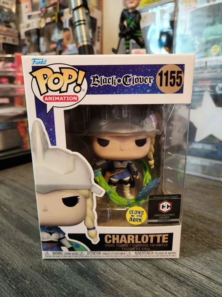 Funko PoP Black Clover Charlotte Glow in the Dark Chalice Exclusive