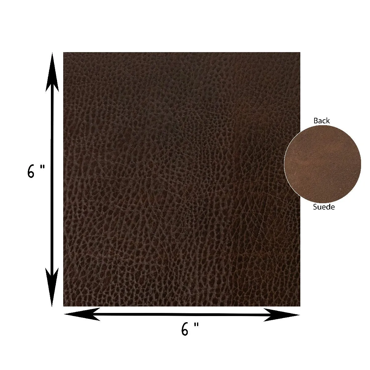 Genuine Leather Tooling & Crafting Sheets | Full Grain Cowhide (3.20mm) | Arizona Brown