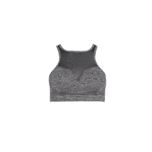 Gourami White Label Linear Goddess Bra Top - Dark Grey