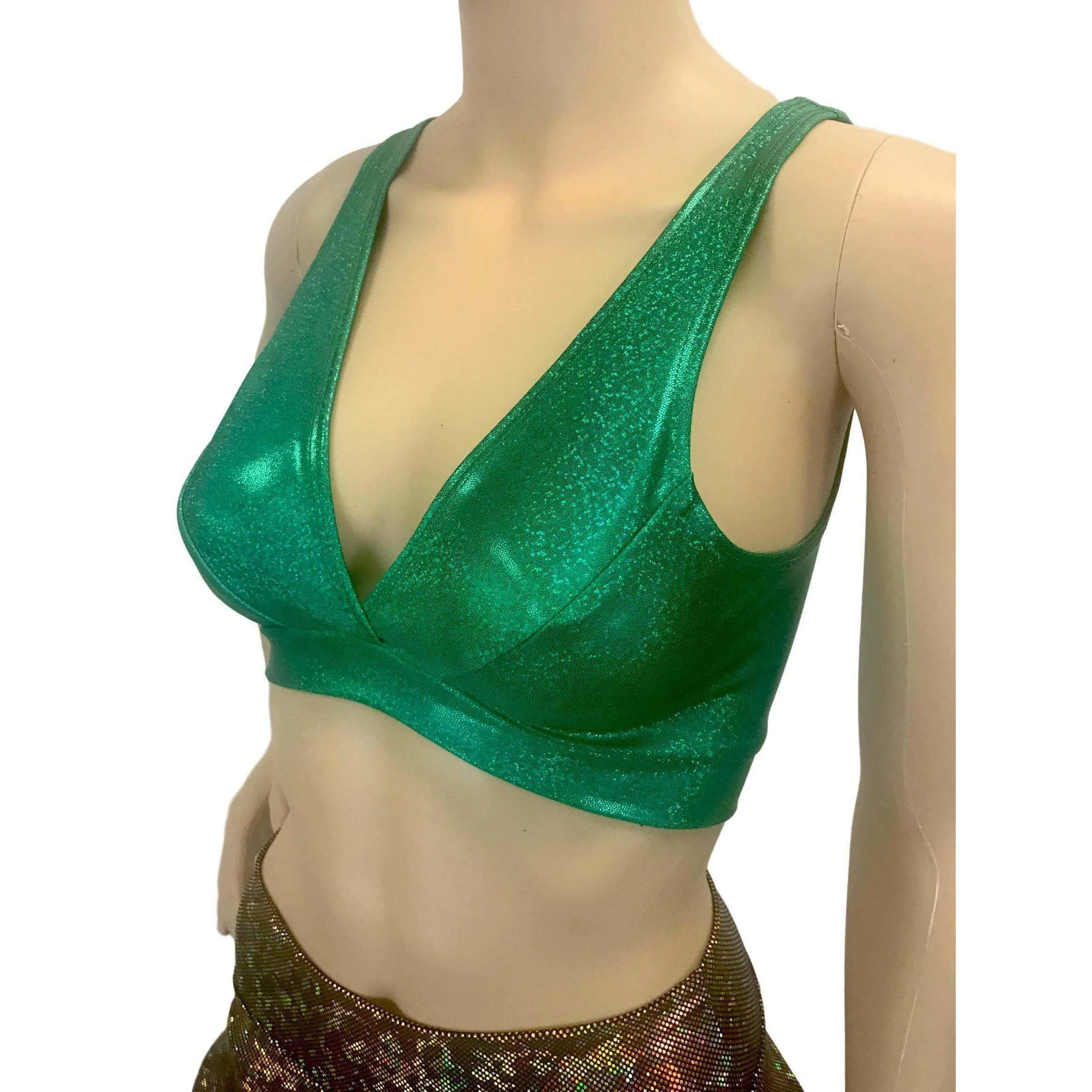 Green Sparkle Bralette