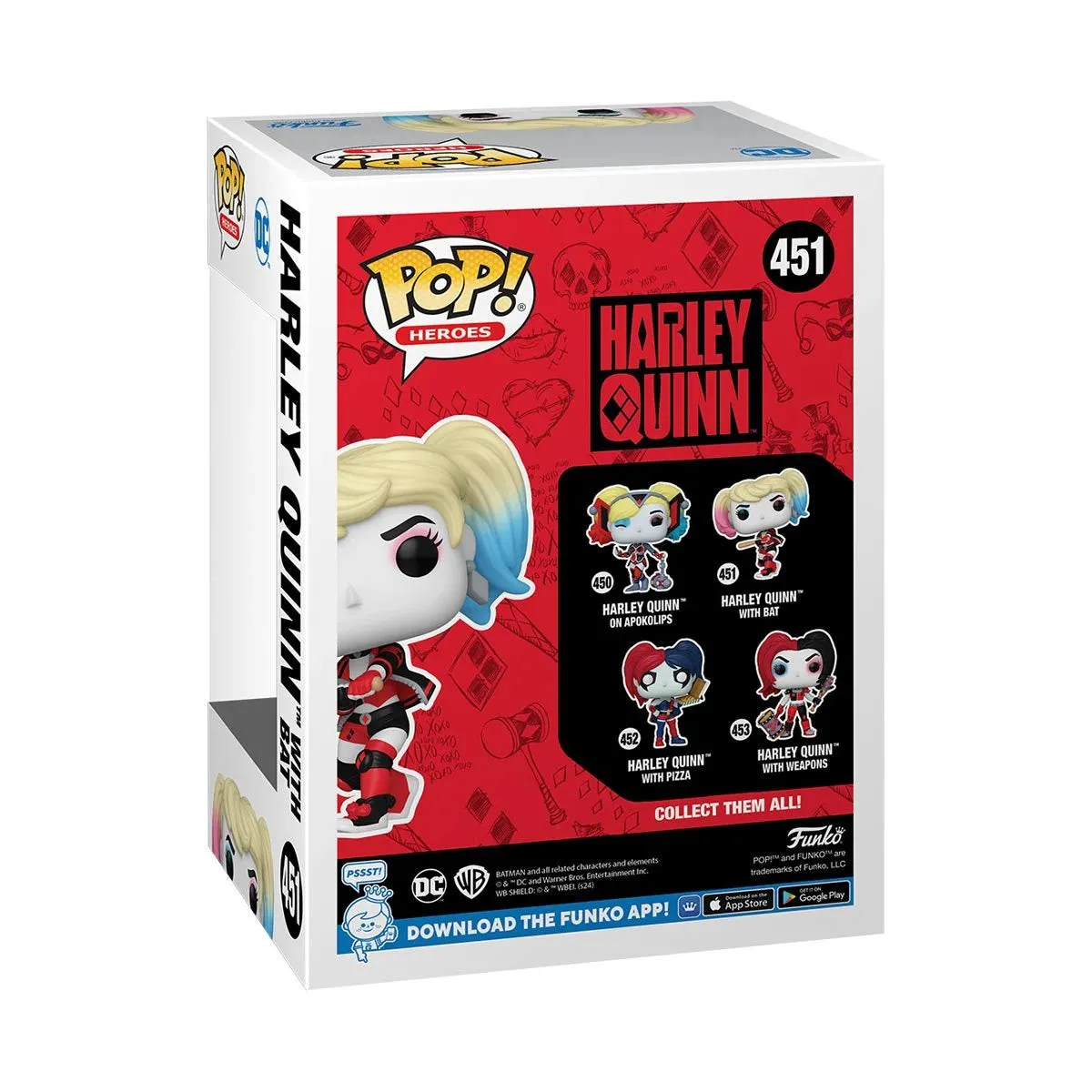 Harley Quinn with Bat Funko Pop! Vinyl Figure #451