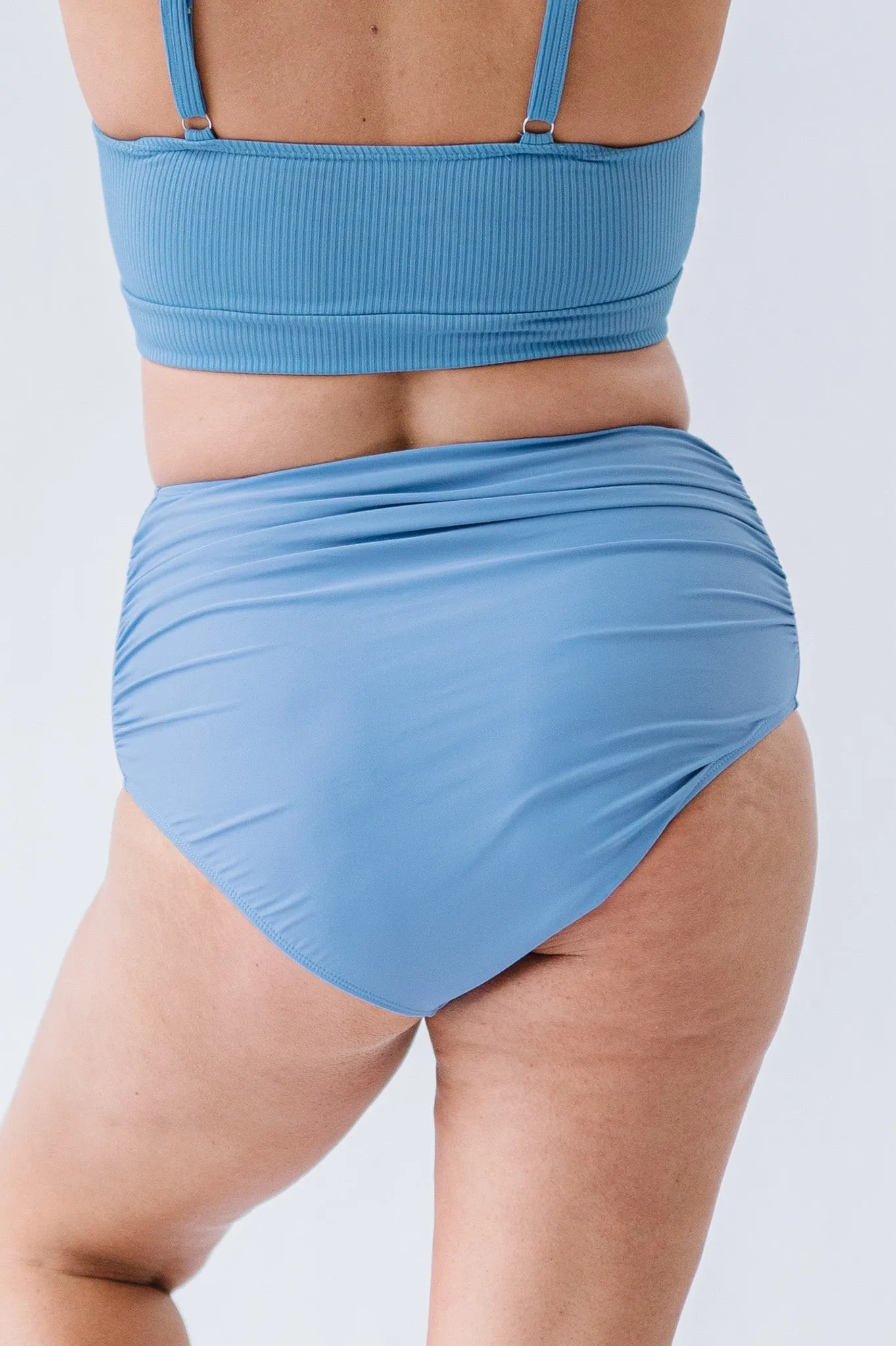 High Rise Barefoot Bottom | Surface Blue