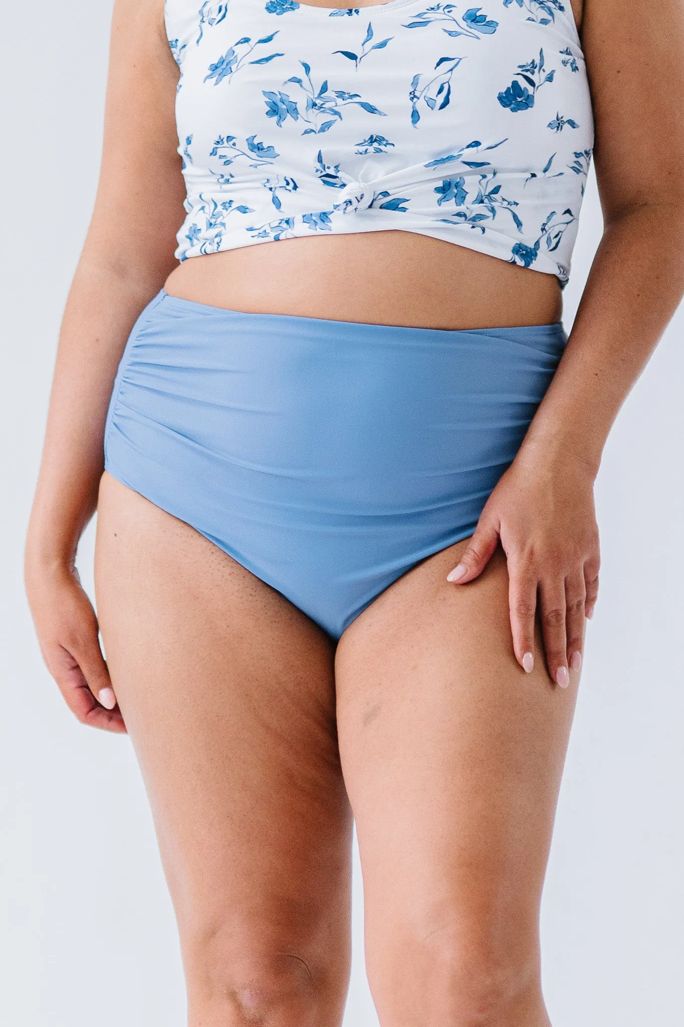 High Rise Barefoot Bottom | Surface Blue