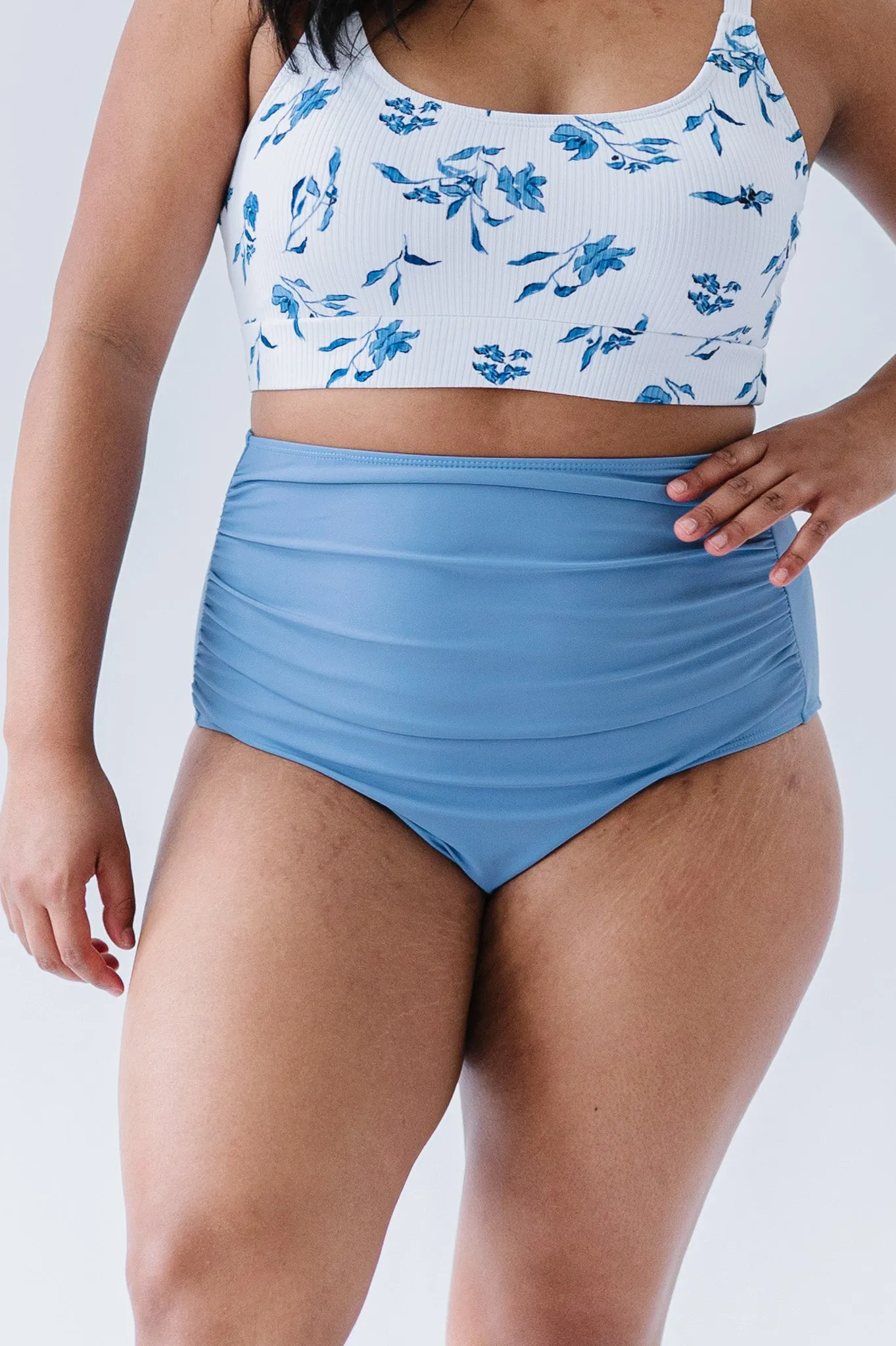 High Rise Barefoot Bottom | Surface Blue