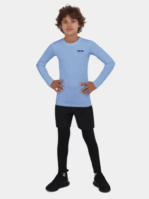 Hyperfusion Compression Base Layer Long Sleeve Crew Neck For Boys