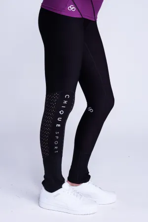 Inspire Non-Slip Leggings in Black