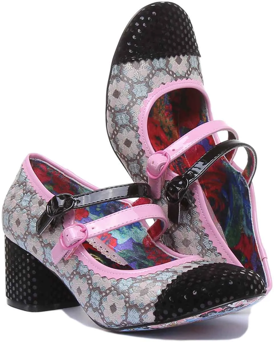 Irregular Choice Mini Mod In Black Multi