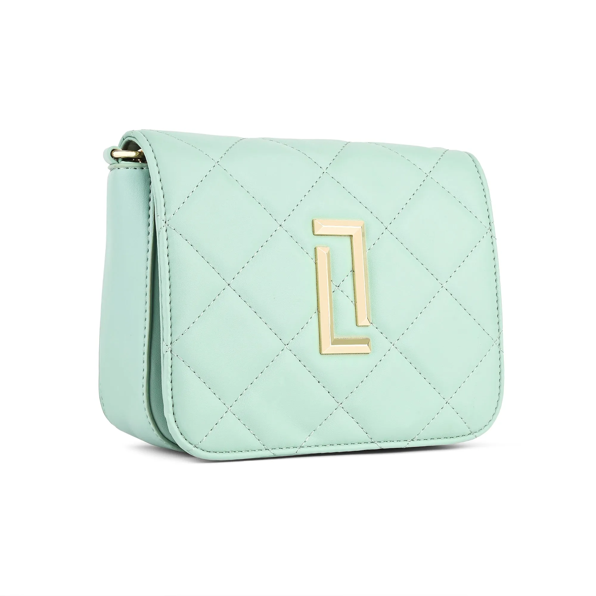 Lavie Luxe Mint Small Women's Carol Flap Sling Bag