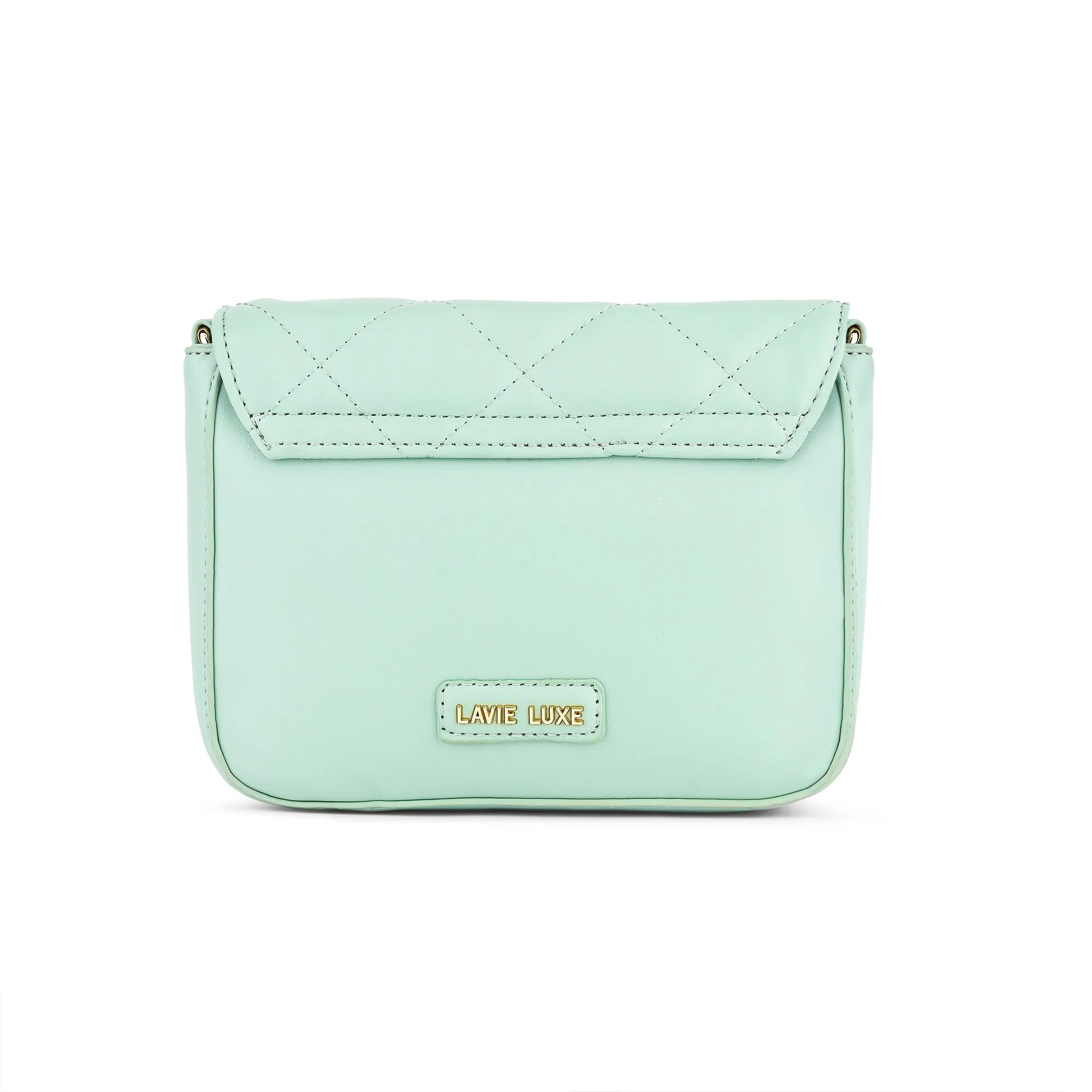 Lavie Luxe Mint Small Women's Carol Flap Sling Bag