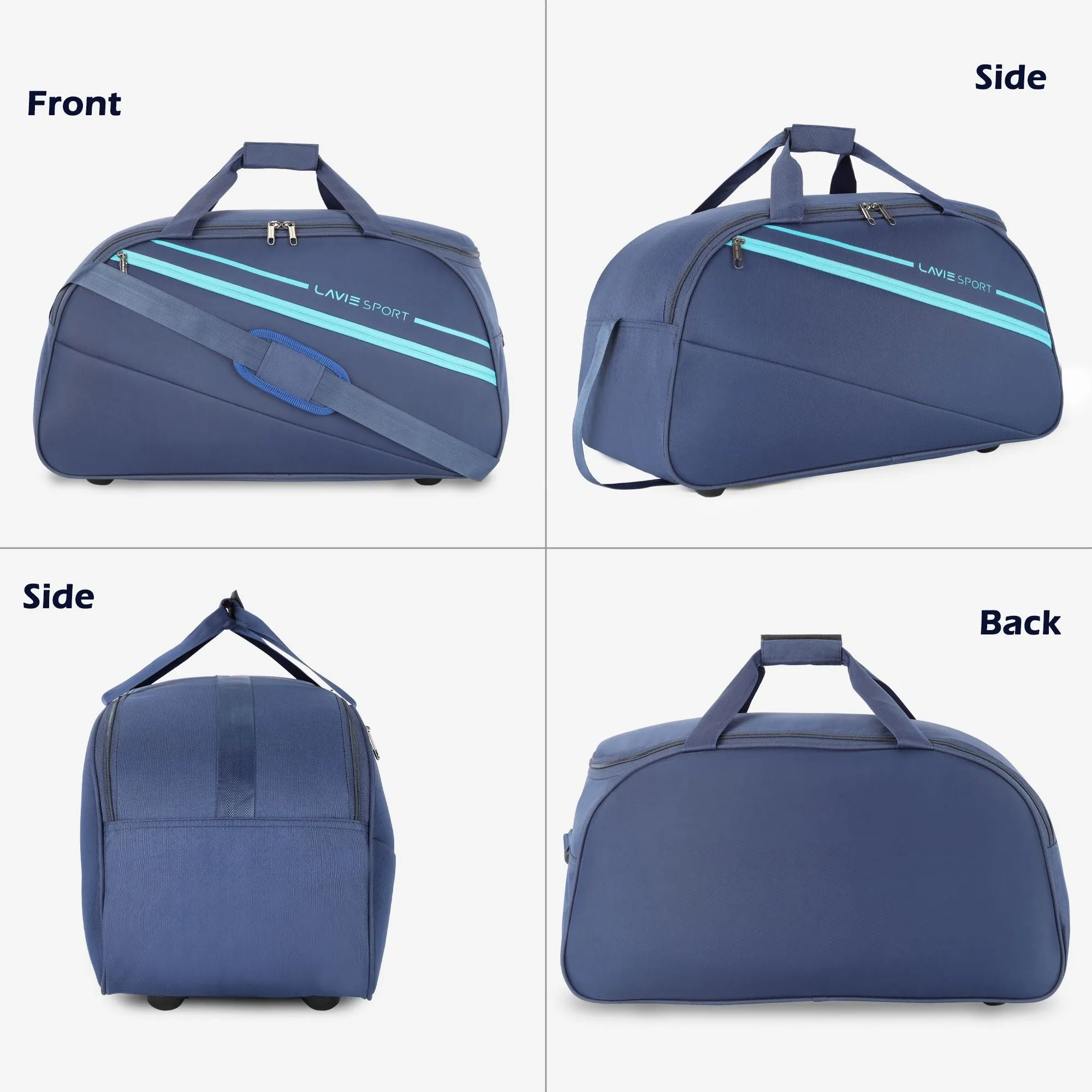 Lavie Sport Strato Medium 55 cms Duffle Bag| Duffle Navy