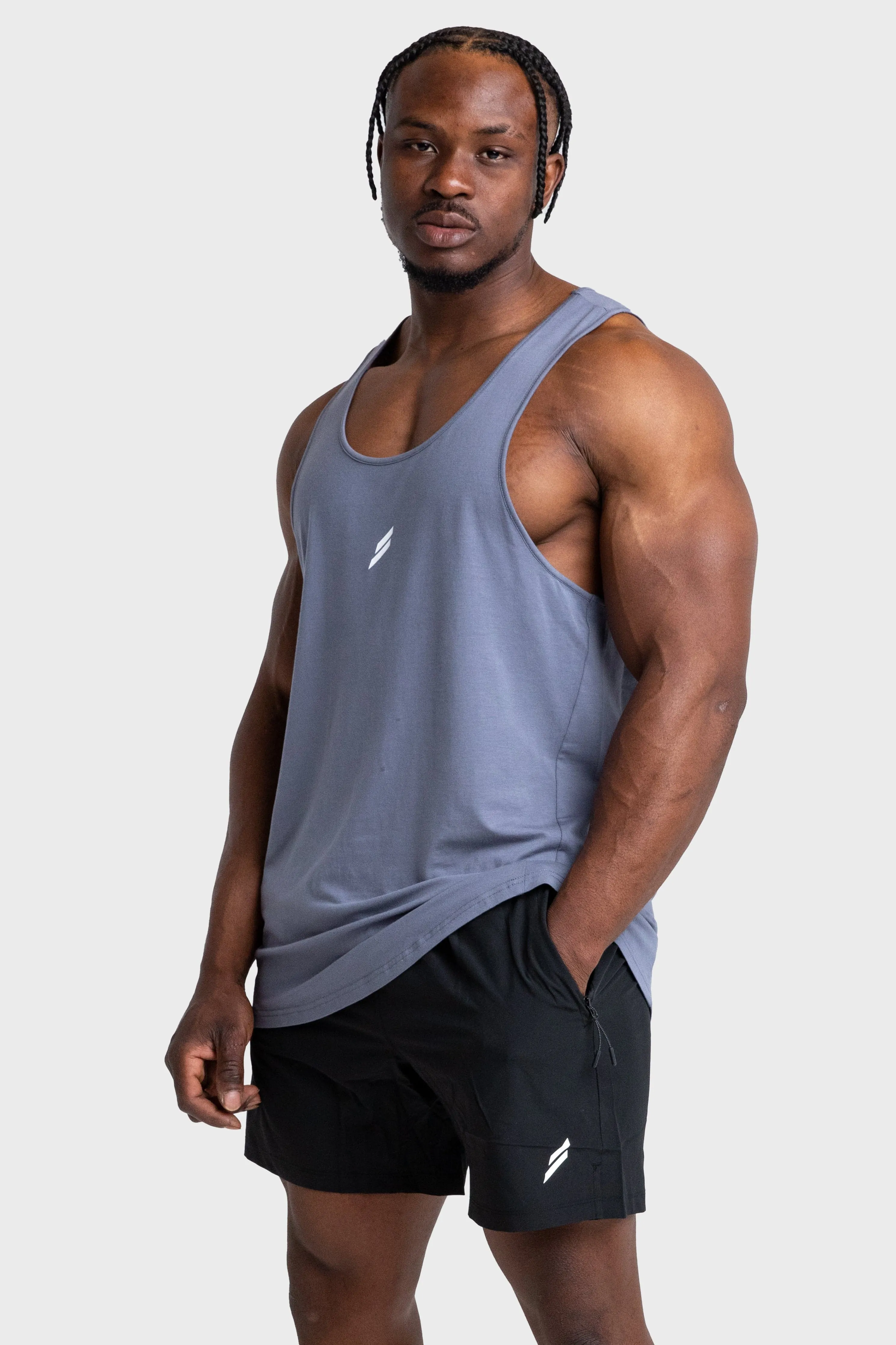 Mark Singlet - Charcoal