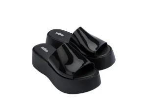 MelIssa Becky AD Platform Heel Black Slides For Women