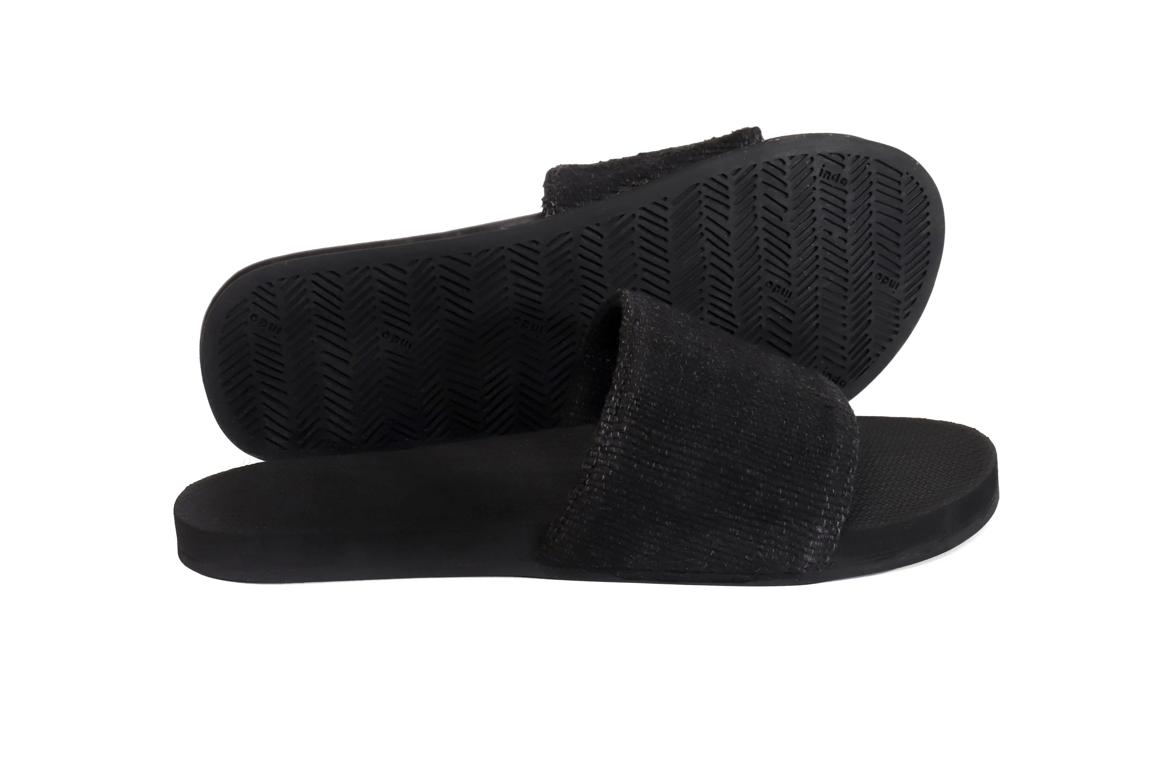 Men’s Slide Recycled Pable Straps - Black/Ketapang