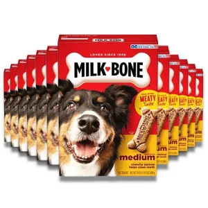 Milk-Bone - Original Dog Treats Biscuits, Medium Dog - 24 oz - 12 Pack