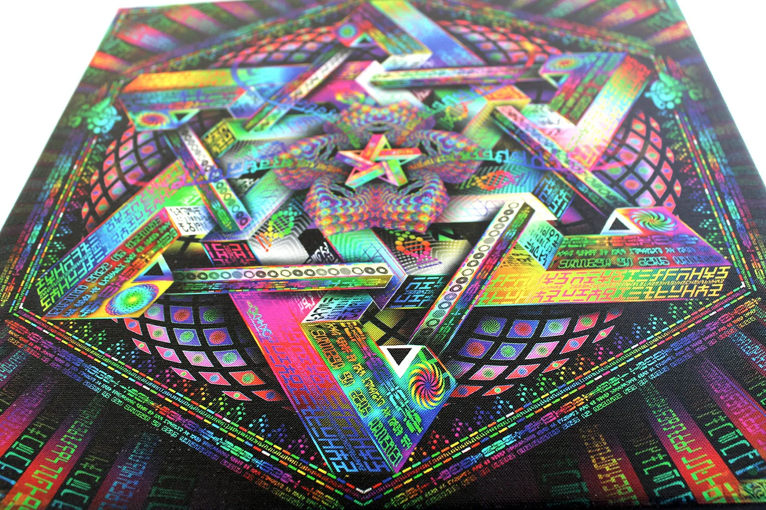 "Hyperdimensional Harmonics" Stretched Canvas Print