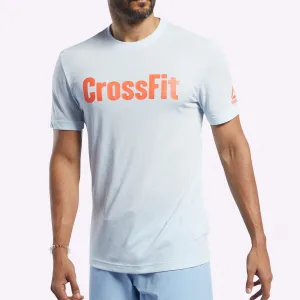 Reebok - Men's CrossFit Read Tee - GLASS BLUE