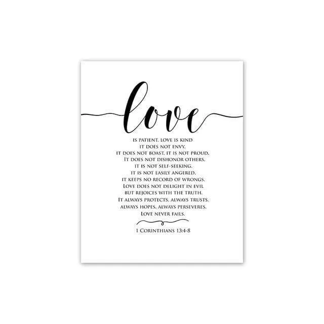 Scandinavian Style Love Poster