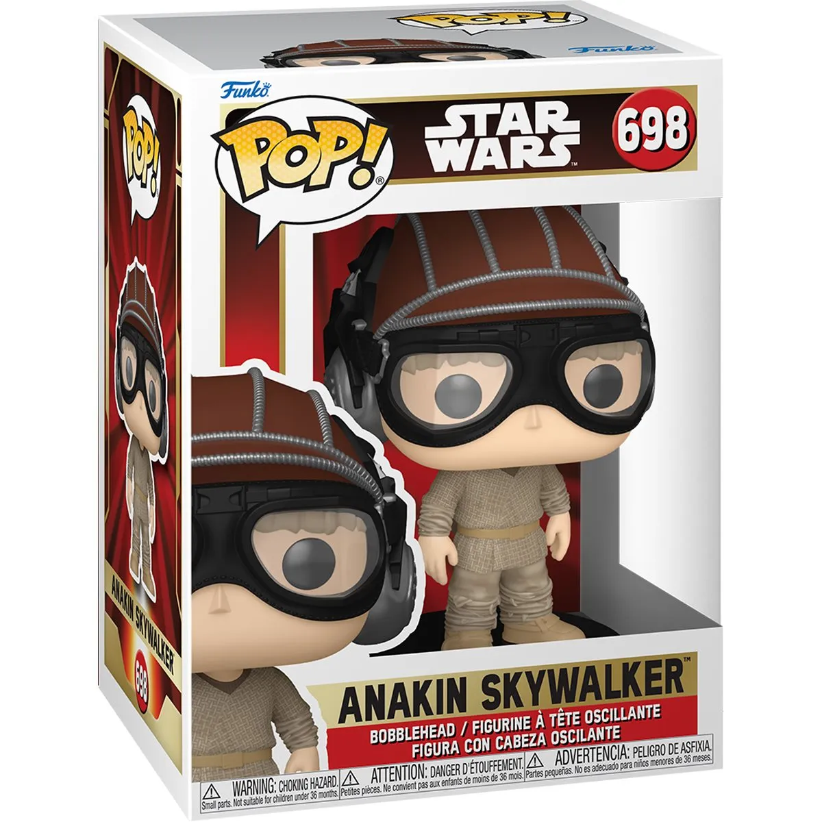 Star Wars: Episode I - The Phantom Menace Anakin Skywalker with Helmet Funko Pop! Vinyl Figure #698