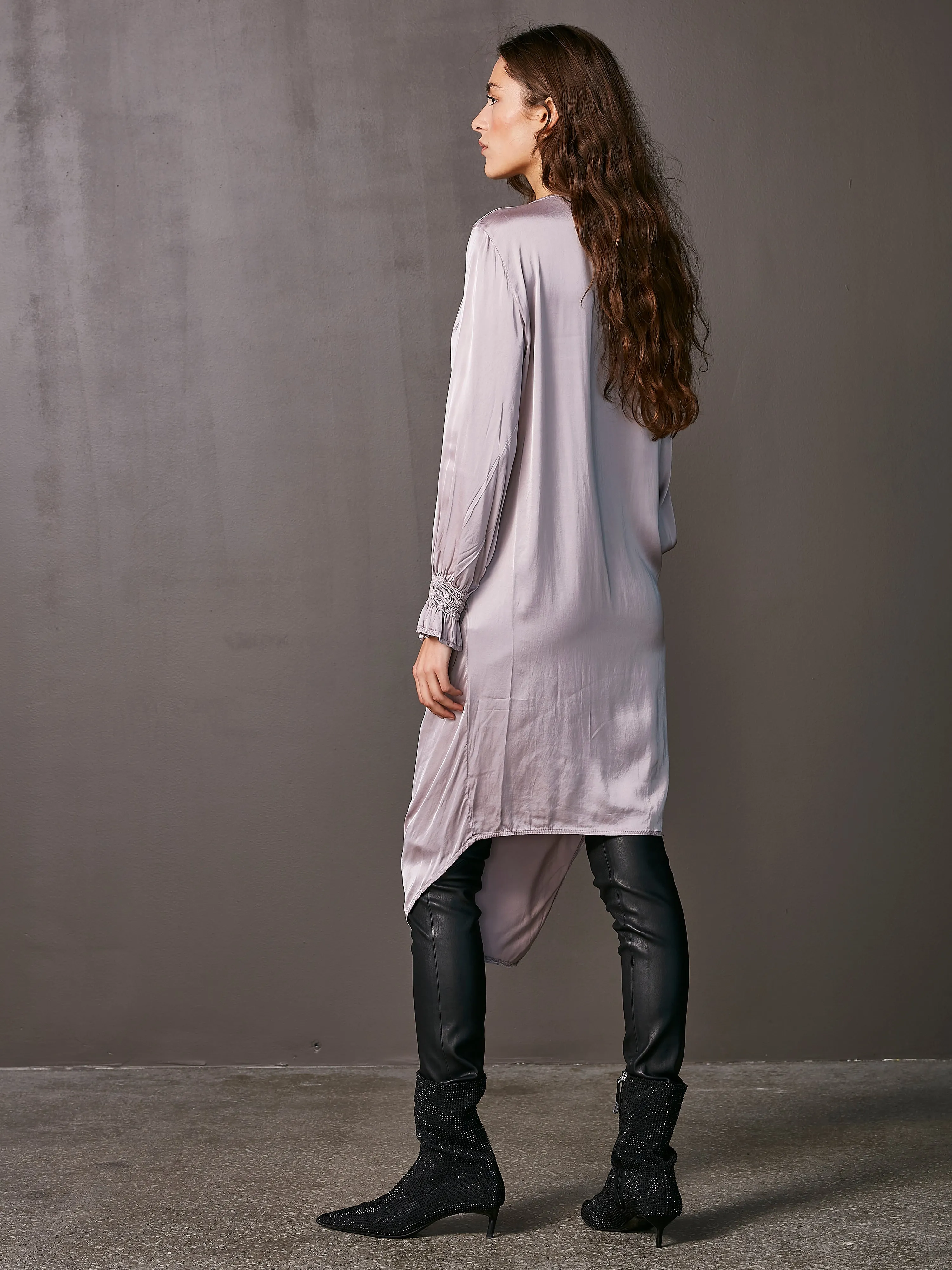 VANILLA tunic dress - Dusty purple