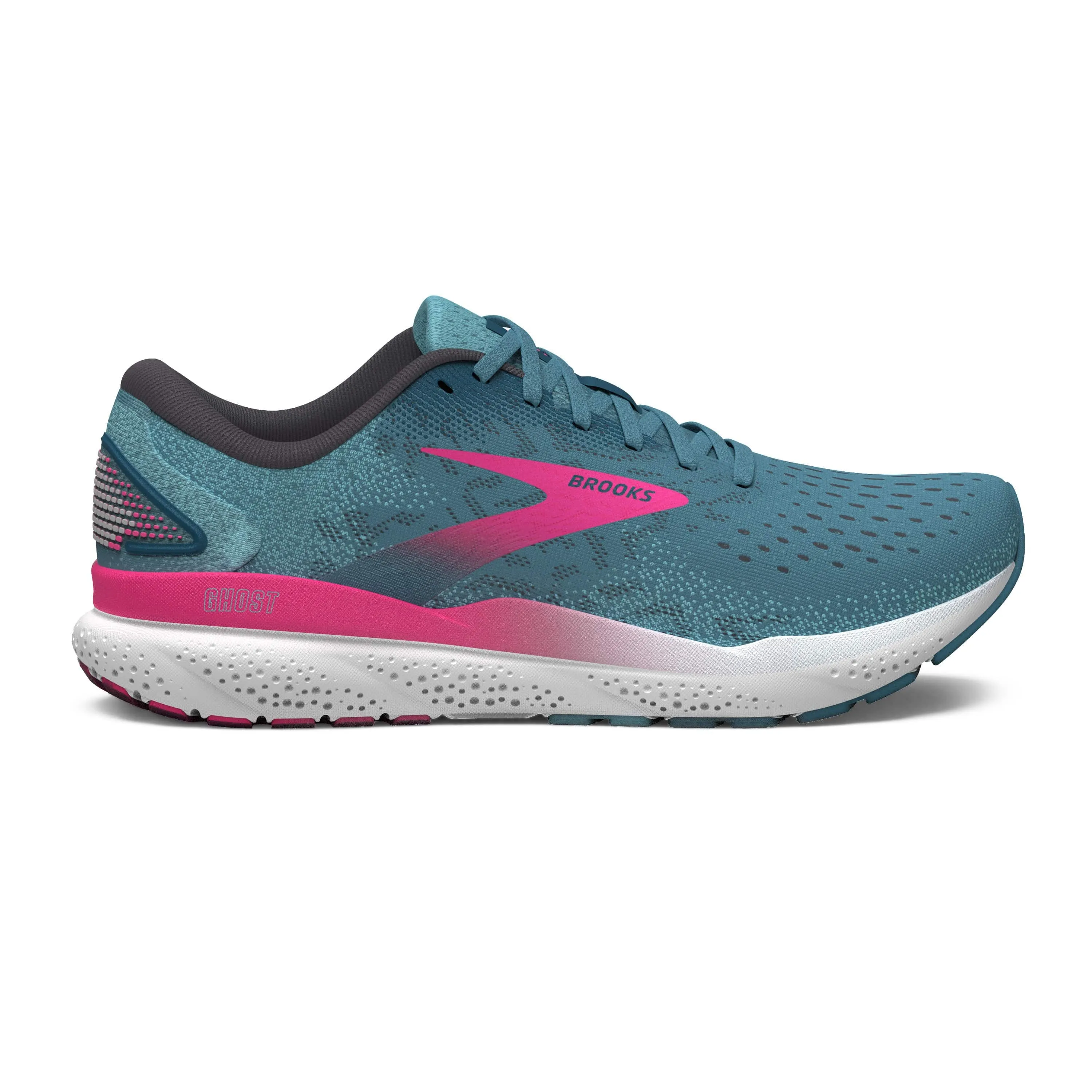 Women's Brooks Ghost 16 - AW24 - Blue/Pink/Morrocan Blue