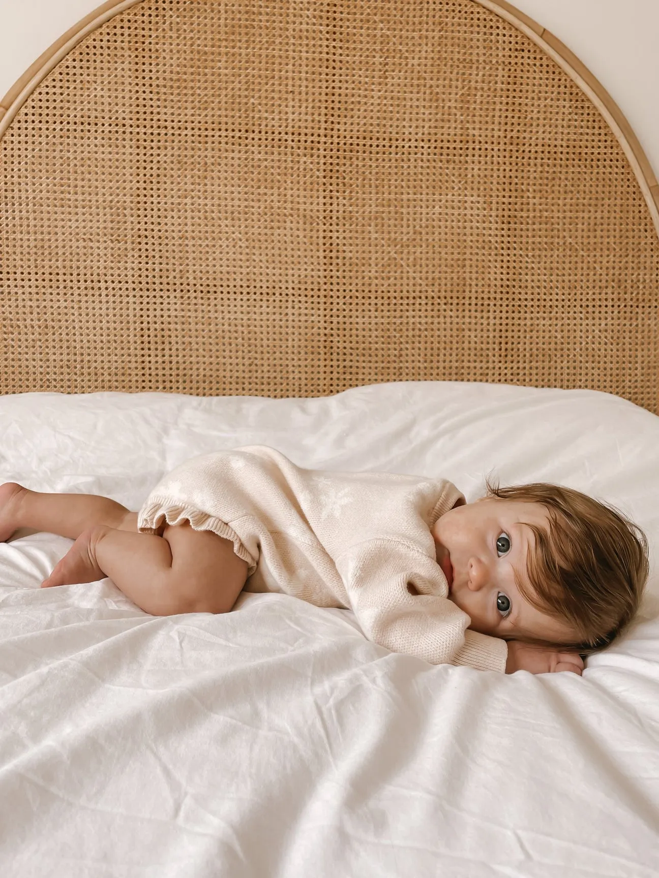 Ziggy Lou | Bubble Knit Romper - Goldie